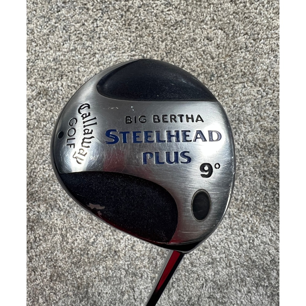 Callaway Big Bertha Steelhead Plus 9 Degree Driver True Temper Steel Shaft